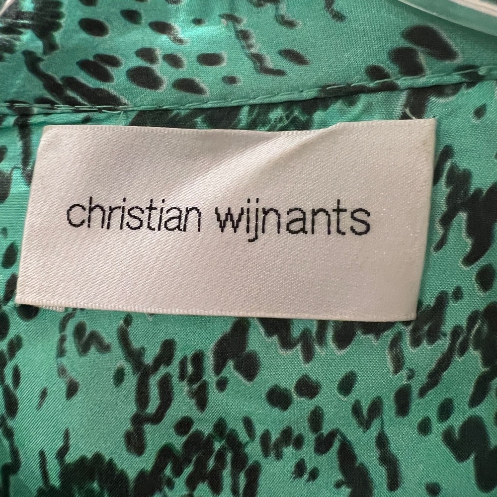 Christian Wijnants Silk Midi Dress | 100% Silk | Size 40 (US 6) - Picture 2 of 6